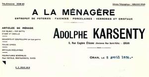 Oran Courriers pub 169a